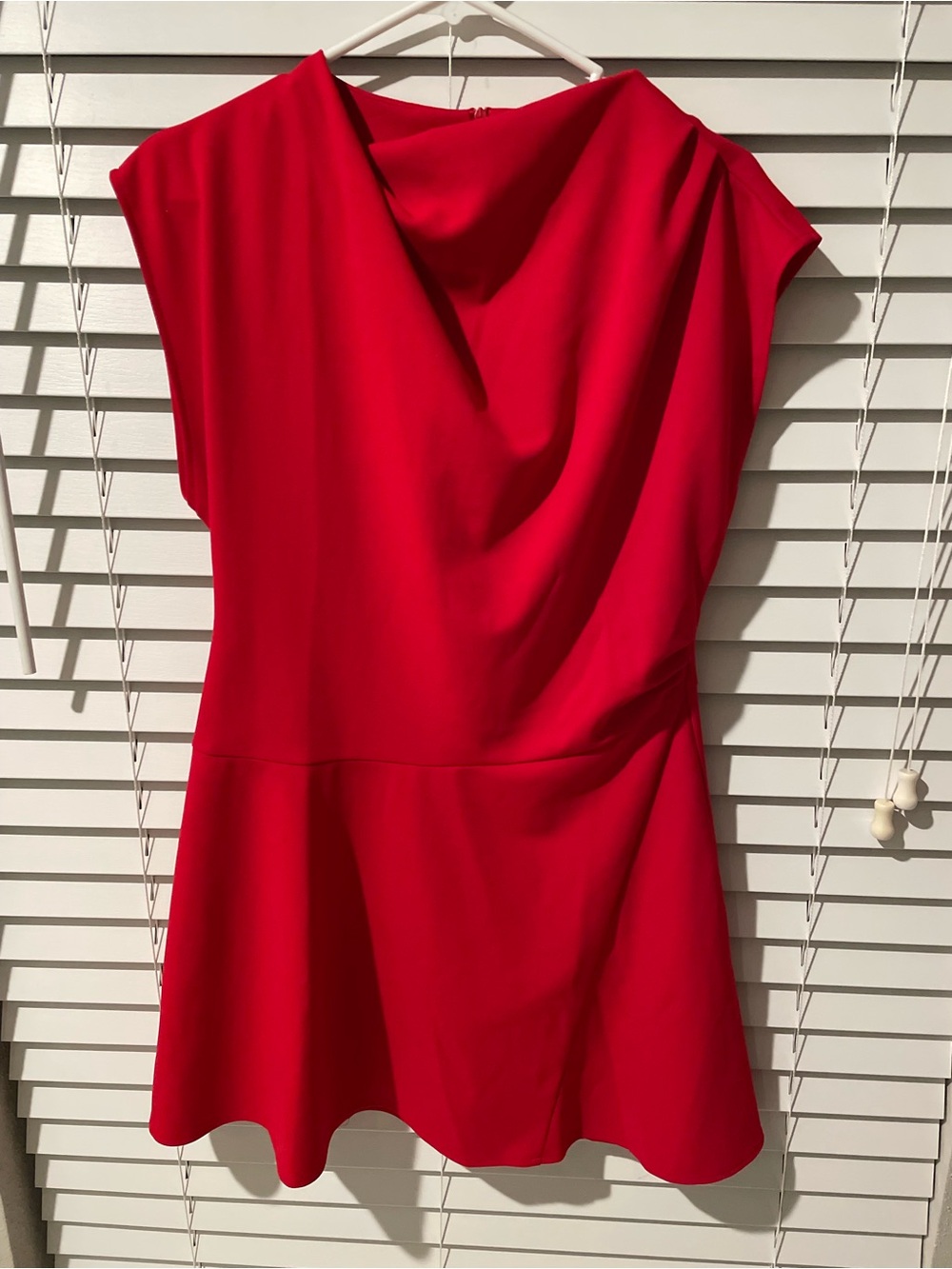 Donna Morgan Lilo Cowl Neck mini dress